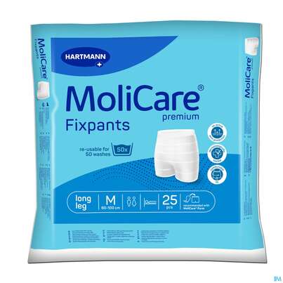 Inkontinenz Molicare Fixpants/premium Long Leg M Blau 5st, A-Nr.: 3724773 - 02