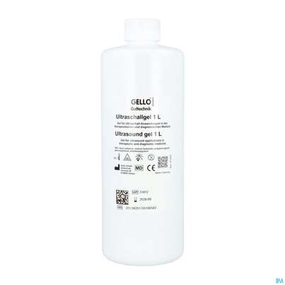 Sie sehen eine Packung Ultraschallgel Farblos 1000ml, Produktbild: 01 Ultraschallgel Farblos 1000ml, A-Nr.: 4774218 - 01