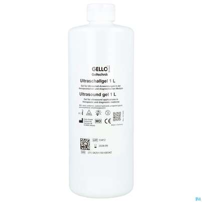 Sie sehen eine Packung Ultraschallgel Farblos 1000ml, Produktbild: 02 Ultraschallgel Farblos 1000ml, A-Nr.: 4774218 - 02
