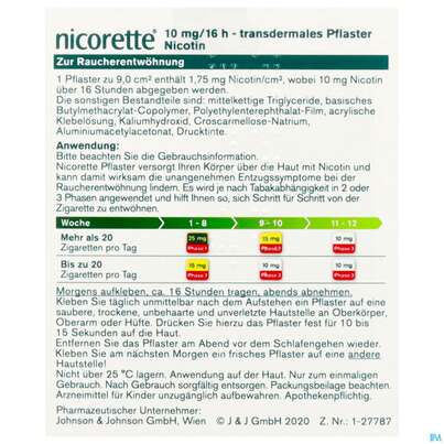 Sie sehen eine Packung Nicorette transdermales Pflaster, 14 Stück, Produktbild: 03 Nicorette transdermales Pflaster, 14 Stück, A-Nr.: 3537410 - 03