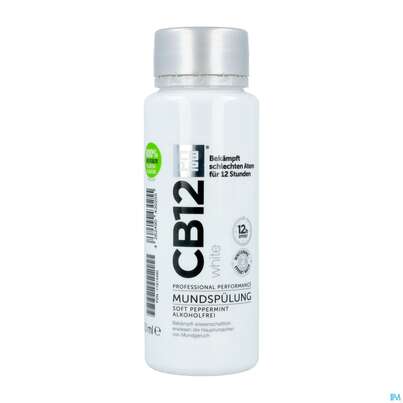 Sie sehen eine Packung Mundwasser/spuelung Cb12 White 250ml, Produktbild: 01 Mundwasser/spuelung Cb12 White 250ml, A-Nr.: 4543683 - 01