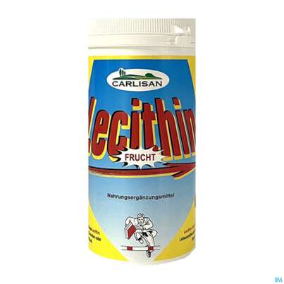 Sie sehen eine Packung Lecithin Frucht Granulat Carlisan 200g, Produktbild: 01 Lecithin Frucht Granulat Carlisan 200g, A-Nr.: 0791639 - 01