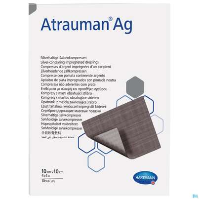 Wundauflagen Atrauman/ag 10x 10cm 10st, A-Nr.: 2991845 - 02