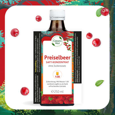 Preiselbeersaft-Konzentrat 1:30 250ml, 250 Milliliter, A-Nr.: 3063142 - 04