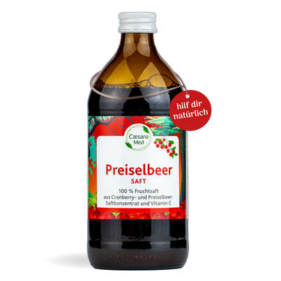 Sie sehen eine Packung PREISELBEER SAFT CAESARO 500 ML, 500 Milliliter, Produktbild: 01 PREISELBEER SAFT CAESARO 500 ML, 500 Milliliter, A-Nr.: 4621851 - 01