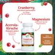 Sie sehen eine Packung Preisel-Caps mit Cranberry, Magnesium und Acerola 90 Stück, 90 Stück, Produktbild: 02 Preisel-Caps mit Cranberry, Magnesium und Acerola 90 Stück, 90 Stück, A-Nr.: 2749647 - 02
