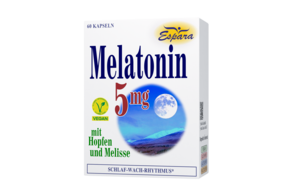 Espara Melatonin 5mg Kapseln, 60 Stück, A-Nr.: 3957402 - 01