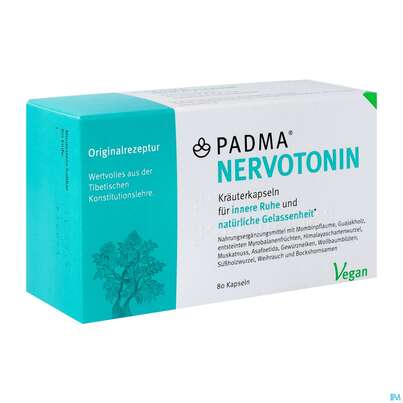 Sie sehen eine Packung PADMA Nervotonin, 80 Stück, Produktbild: 02 PADMA Nervotonin, 80 Stück, A-Nr.: 4730238 - 02