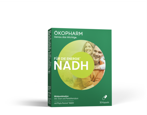 Sie sehen eine Packung Ökopharm44® NADH Wirkkomplex Kapseln 30 ST, 30 Stück, Produktbild: 01 Ökopharm44® NADH Wirkkomplex Kapseln 30 ST, 30 Stück, A-Nr.: 3299761 - 01