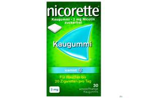nicorette® Kaugummi icemint 2mg, 30 Stück, A-Nr.: 3904222 - 01