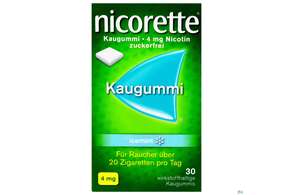 nicorette® Kaugummi icemint 4mg, 30 Stück, A-Nr.: 3904245 - 01