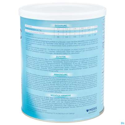 Sie sehen eine Packung Novalac Allernova AR Spezial Milchnahrung, 400 Gramm, Produktbild: 04 Novalac Allernova AR Spezial Milchnahrung, 400 Gramm, A-Nr.: 3815725 - 04