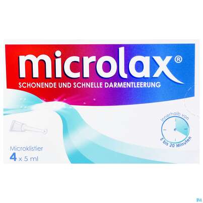 Sie sehen eine Packung Microlax® Microklistier, 4 Stück, Produktbild: 01 Microlax® Microklistier, 4 Stück, A-Nr.: 3907551 - 01