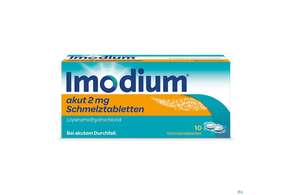 Imodium akut Schmelztabletten 2mg, 10 Stück, A-Nr.: 3769221 - 01