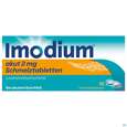 Sie sehen eine Packung Imodium akut Schmelztabletten 2mg, 10 Stück, Produktbild: 02 Imodium akut Schmelztabletten 2mg, 10 Stück, A-Nr.: 3769221 - 02