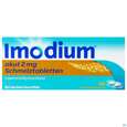 Sie sehen eine Packung Imodium akut Schmelztabletten 2mg, 20 Stück, Produktbild: 03 Imodium akut Schmelztabletten 2mg, 20 Stück, A-Nr.: 3769238 - 03