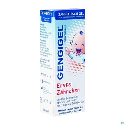 Sie sehen eine Packung Gengigel Erste Zähnchen, 20 Milliliter, Produktbild: 02 Gengigel Erste Zähnchen, 20 Milliliter, A-Nr.: 4766609 - 02