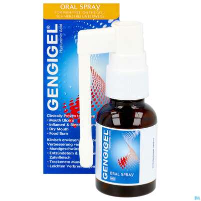 Sie sehen eine Packung Gengigel Mundspray, 20 Milliliter, Produktbild: 11 Gengigel Mundspray, 20 Milliliter, A-Nr.: 4521517 - 11