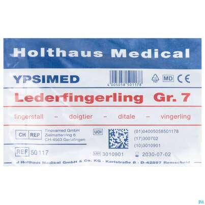 Sie sehen eine Packung Fingerlinge Leder/pharmag Gr 7 1st, Produktbild: 03 Fingerlinge Leder/pharmag Gr 7 1st, A-Nr.: 2679237 - 03