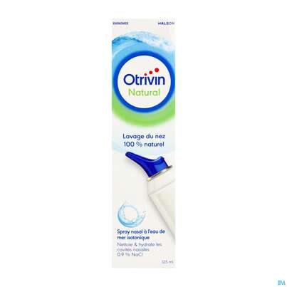 Sie sehen eine Packung Nasen Reinigung Otrivin Natural 125ml, Produktbild: 03 Nasen Reinigung Otrivin Natural 125ml, A-Nr.: 5950976 - 03