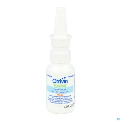 Sie sehen eine Packung Nasenspray Otrivin Natural Pflege 30ml, Produktbild: 10 Nasenspray Otrivin Natural Pflege 30ml, A-Nr.: 5950841 - 10