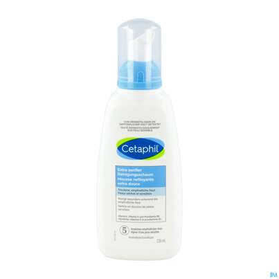 Sie sehen eine Packung Cetaphil extra sanfter Reinigungsschaum, 236 Milliliter, Produktbild: 01 Cetaphil extra sanfter Reinigungsschaum, 236 Milliliter, A-Nr.: 5759669 - 01