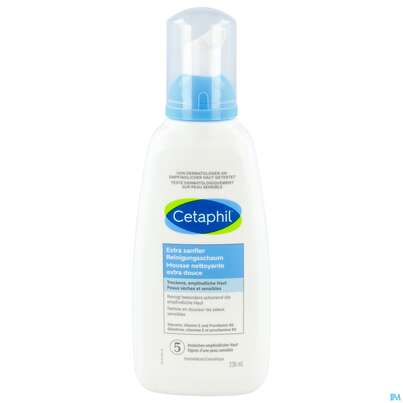 Sie sehen eine Packung Cetaphil extra sanfter Reinigungsschaum, 236 Milliliter, Produktbild: 02 Cetaphil extra sanfter Reinigungsschaum, 236 Milliliter, A-Nr.: 5759669 - 02
