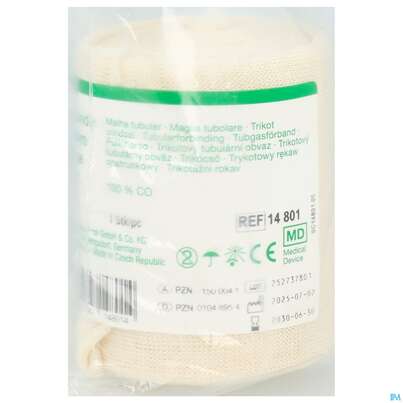 Sie sehen eine Packung Schlauchverband Trikotschlauchbinden Nach Din 61633 -rauscher 4mx 8cm 1st, Produktbild: 03 Schlauchverband Trikotschlauchbinden Nach Din 61633 -rauscher 4mx 8cm 1st, A-Nr.: 1500041 - 03