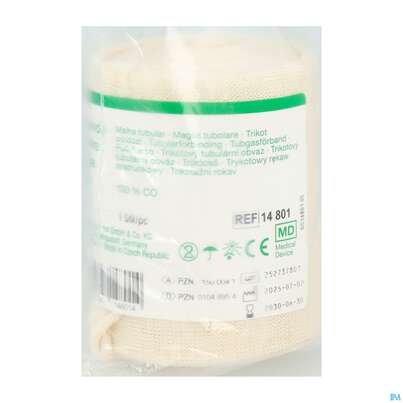 Sie sehen eine Packung Schlauchverband Trikotschlauchbinden Nach Din 61633 -rauscher 4mx 8cm 1st, Produktbild: 04 Schlauchverband Trikotschlauchbinden Nach Din 61633 -rauscher 4mx 8cm 1st, A-Nr.: 1500041 - 04