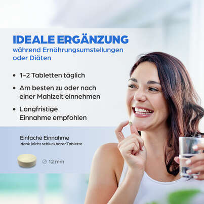 Sie sehen eine Packung Dr. Böhm Basen Tabletten Plus, 60 Stück, Produktbild: 05 Dr. Böhm Basen Tabletten Plus, 60 Stück, A-Nr.: 2635197 - 05