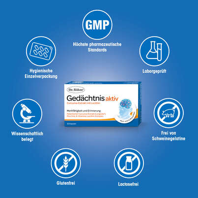 Sie sehen eine Packung Dr. Böhm Gedächtnis aktiv, 30 Stück, Produktbild: 04 Dr. Böhm Gedächtnis aktiv, 30 Stück, A-Nr.: 4997881 - 04