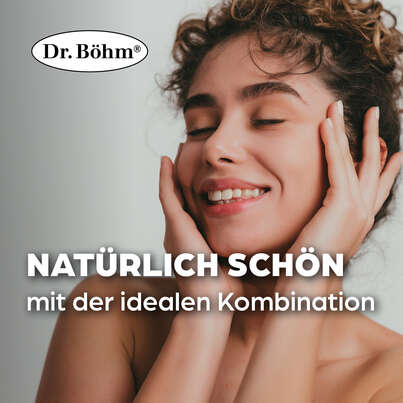 Sie sehen eine Packung Dr. Böhm Hyaluron complex Tabletten + Hyaluron Serum, 1 PK, Produktbild: 02 Dr. Böhm Hyaluron complex Tabletten + Hyaluron Serum, 1 PK, A-Nr.: 4835552 - 02
