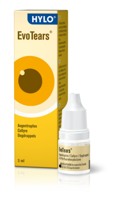 Sie sehen eine Packung EVOTEARS AU-TR URS, 3 Milliliter, Produktbild: 01 EVOTEARS AU-TR URS, 3 Milliliter, A-Nr.: 4365974 - 01
