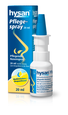 Sie sehen eine Packung hysan® Pflegespray, Produktbild: 01 hysan® Pflegespray, A-Nr.: 5771601 - 01