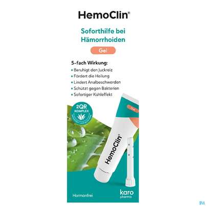 Sie sehen eine Packung HEMOCLIN GEL, 37 Gramm, Produktbild: 03 HEMOCLIN GEL, 37 Gramm, A-Nr.: 3933034 - 03