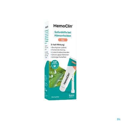 Sie sehen eine Packung HEMOCLIN GEL, 37 Gramm, Produktbild: 05 HEMOCLIN GEL, 37 Gramm, A-Nr.: 3933034 - 05