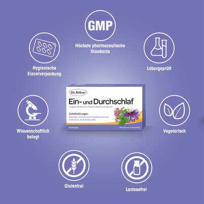 Dr. Böhm Ein- und Durchschlaf Dragees, 60 Stück, A-Nr.: 4203272 - 04