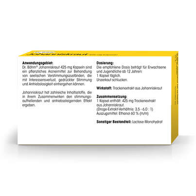 Sie sehen eine Packung Dr. Böhm Johanniskraut, 30 Stück, Produktbild: 06 Dr. Böhm Johanniskraut, 30 Stück, A-Nr.: 2426832 - 06