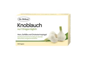 Dr. Böhm Knoblauch nur 1 Dragee täglich, 90 Stück, A-Nr.: 2552442 - 01