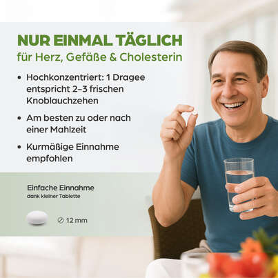 Sie sehen eine Packung Dr. Böhm Knoblauch nur 1 Dragee täglich, 90 Stück, Produktbild: 05 Dr. Böhm Knoblauch nur 1 Dragee täglich, 90 Stück, A-Nr.: 2552442 - 05