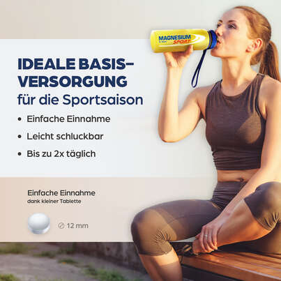 Sie sehen eine Packung Dr. Böhm Magnesium Sport Tabletten, 60 Stück, Produktbild: 05 Dr. Böhm Magnesium Sport Tabletten, 60 Stück, A-Nr.: 2682765 - 05