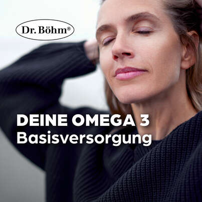 Sie sehen eine Packung Dr. Böhm Omega 3 forte, 60 Stück, Produktbild: 02 Dr. Böhm Omega 3 forte, 60 Stück, A-Nr.: 3039505 - 02