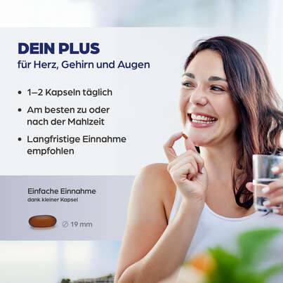 Sie sehen eine Packung Dr. Böhm Omega 3 forte, 60 Stück, Produktbild: 05 Dr. Böhm Omega 3 forte, 60 Stück, A-Nr.: 3039505 - 05