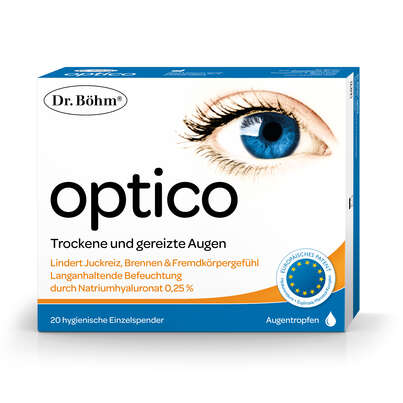 Sie sehen eine Packung Dr. Böhm Optico, 20 Stück, Produktbild: 01 Dr. Böhm Optico, 20 Stück, A-Nr.: 4609726 - 01