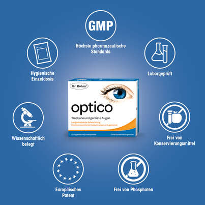 Sie sehen eine Packung Dr. Böhm Optico, 20 Stück, Produktbild: 04 Dr. Böhm Optico, 20 Stück, A-Nr.: 4609726 - 04