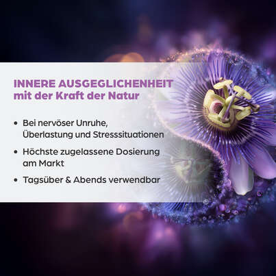 Sie sehen eine Packung Dr. Böhm Passionsblume, 60 Stück, Produktbild: 03 Dr. Böhm Passionsblume, 60 Stück, A-Nr.: 3528322 - 03