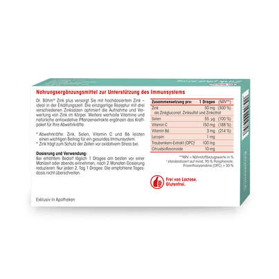 Dr. Böhm Zink plus, 30 Stück, A-Nr.: 4600116 - 05