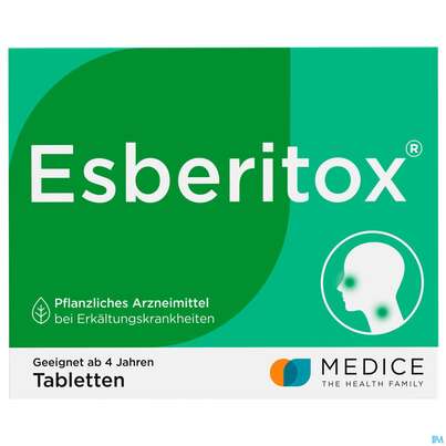 Sie sehen eine Packung ESBERITOX TBL, 100 Stück, Produktbild: 02 ESBERITOX TBL, 100 Stück, A-Nr.: 1339261 - 02