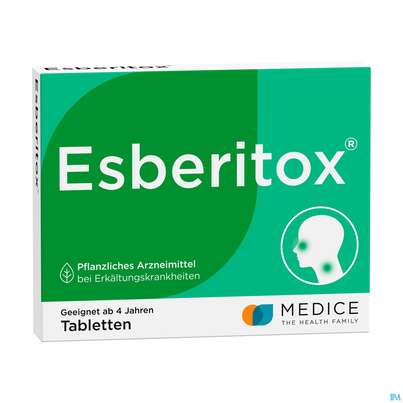Sie sehen eine Packung ESBERITOX TBL, 100 Stück, Produktbild: 03 ESBERITOX TBL, 100 Stück, A-Nr.: 1339261 - 03