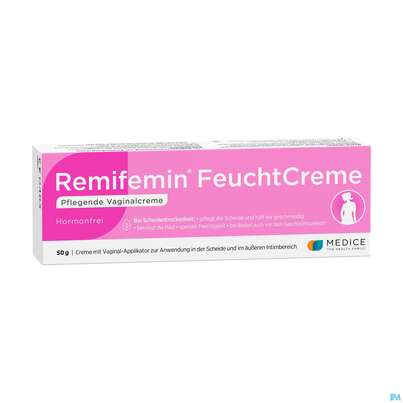 Sie sehen eine Packung REMIFEMIN FEUCHTCR VAGINAL, 50 Gramm, Produktbild: 03 REMIFEMIN FEUCHTCR VAGINAL, 50 Gramm, A-Nr.: 4265830 - 03